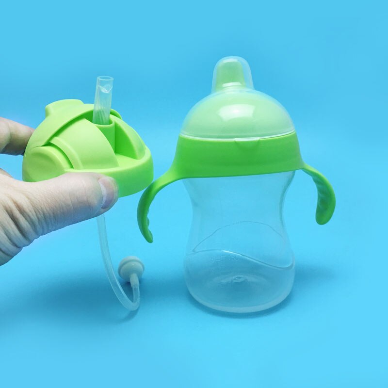 Gobelet à bec verseur pour bébé avec poignée, gobelet de transition pour nourrissons, tout-petits, enfants 2 sans bpa 250ml