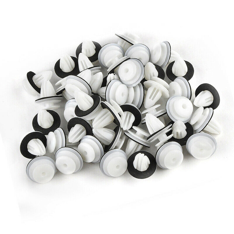 100 stk bil bagagerum skruenitter sæt bil karosseri trim clips holder plast kofanger skærm fastgørelse clips auto bil skærm clips: Default Title