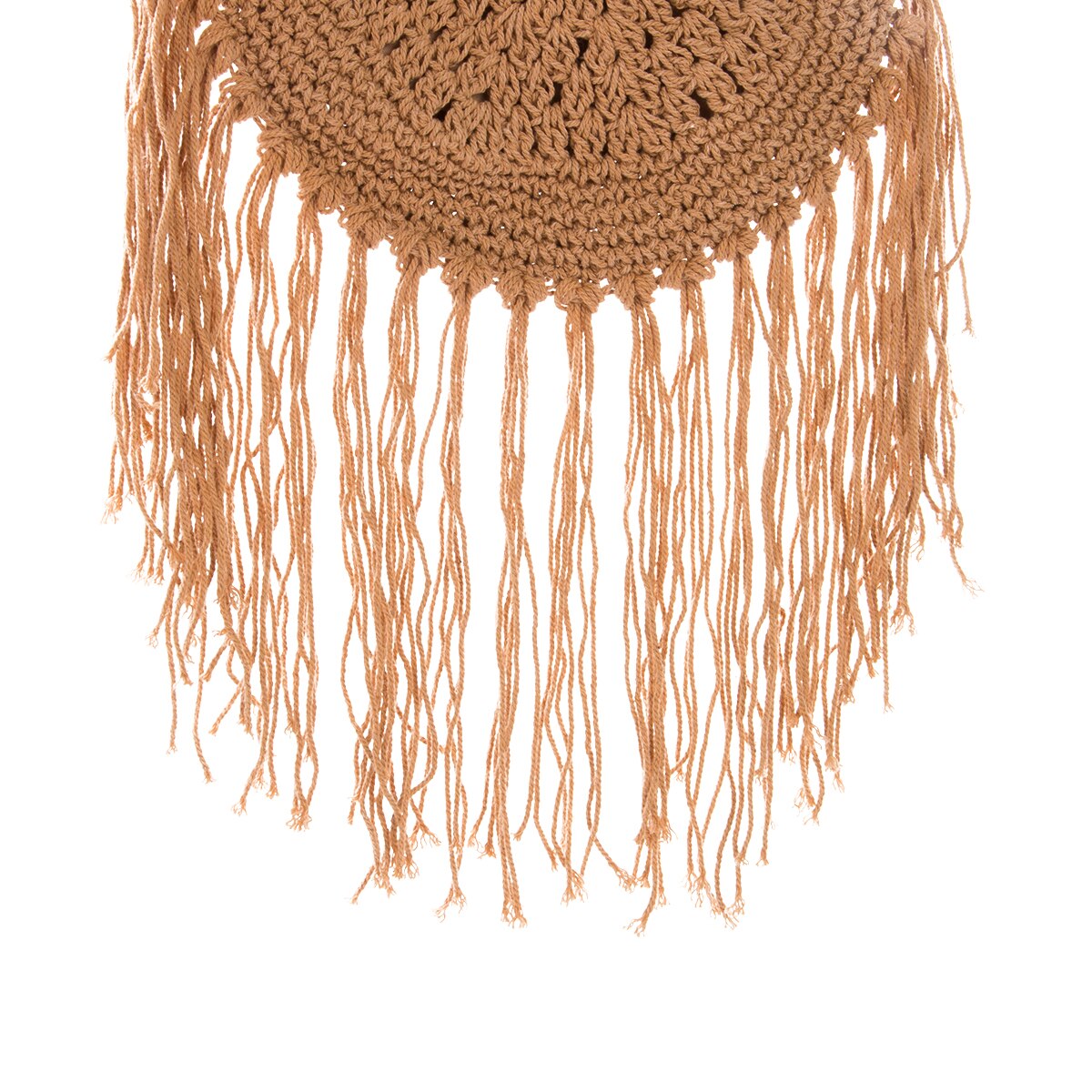 Zomer bohemien stro tas dames handtas kwastje handgeweven rotan tas strandtas
