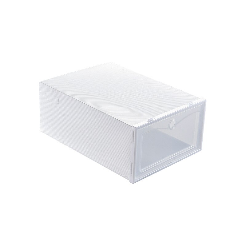 Diy Schoen Drawers Opslag Container Organisatoren Plastic Schoen Dozen Stapelbaar Floding: Small White