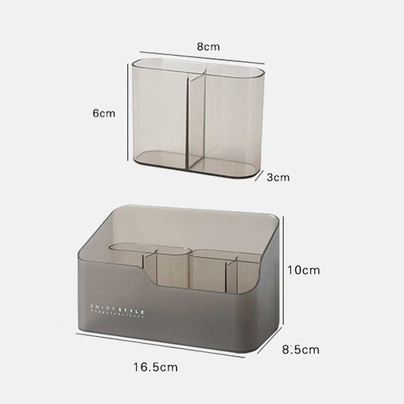 Portable Transparent Makeup Organizer Storage Box Acrylic Make Up Organizer Cosmetic Organizer Makeup Storage Drawers Organizer