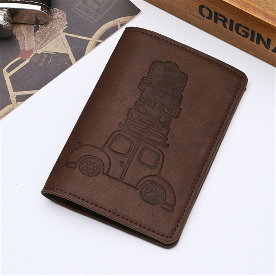 Zoukane Cover Travel Passport Cover Card Case Vrouwen Mannen Reizen Creditcardhouder Reizen ID & Document Paspoorthouder CH02A: Style 1