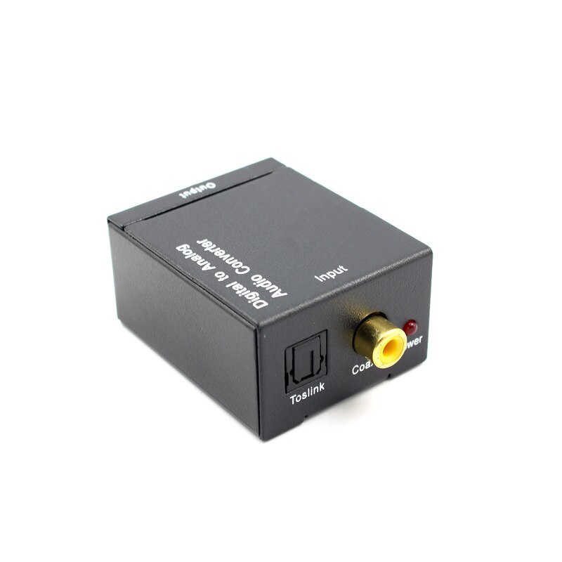 SPDIF Digitale Audio Analoog Converter DAC Versterker Decoder Fiber Coax Coax Audio RCA Signaal naar Analoge L/R audio Adapter