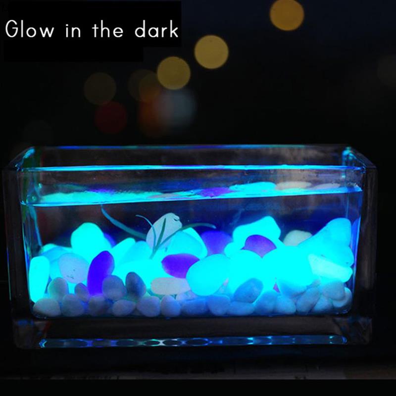 Tuin Decor Lichtgevende Stenen Glow In Dark Decoratieve Steentjes Outdoor Aquarium Decoratie Pebble Rotsen Aquarium Mix Kleur