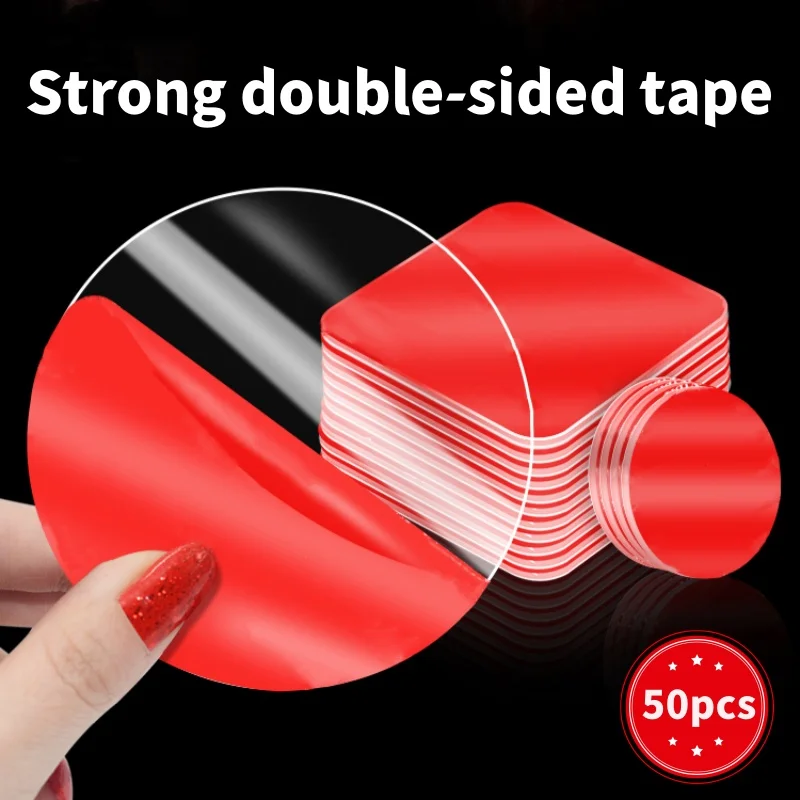 Super Strong double sided tape Strong Waterproof No Trace Self Adhesive Acrylic Pad Patch Sticky For Home Car Office