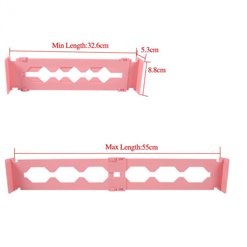 Séparateur de tiroir réglable en plastique, organisateur rétractable, extensible, panneau de séparation multifonction, bricolage, maison, bureau, cuisine