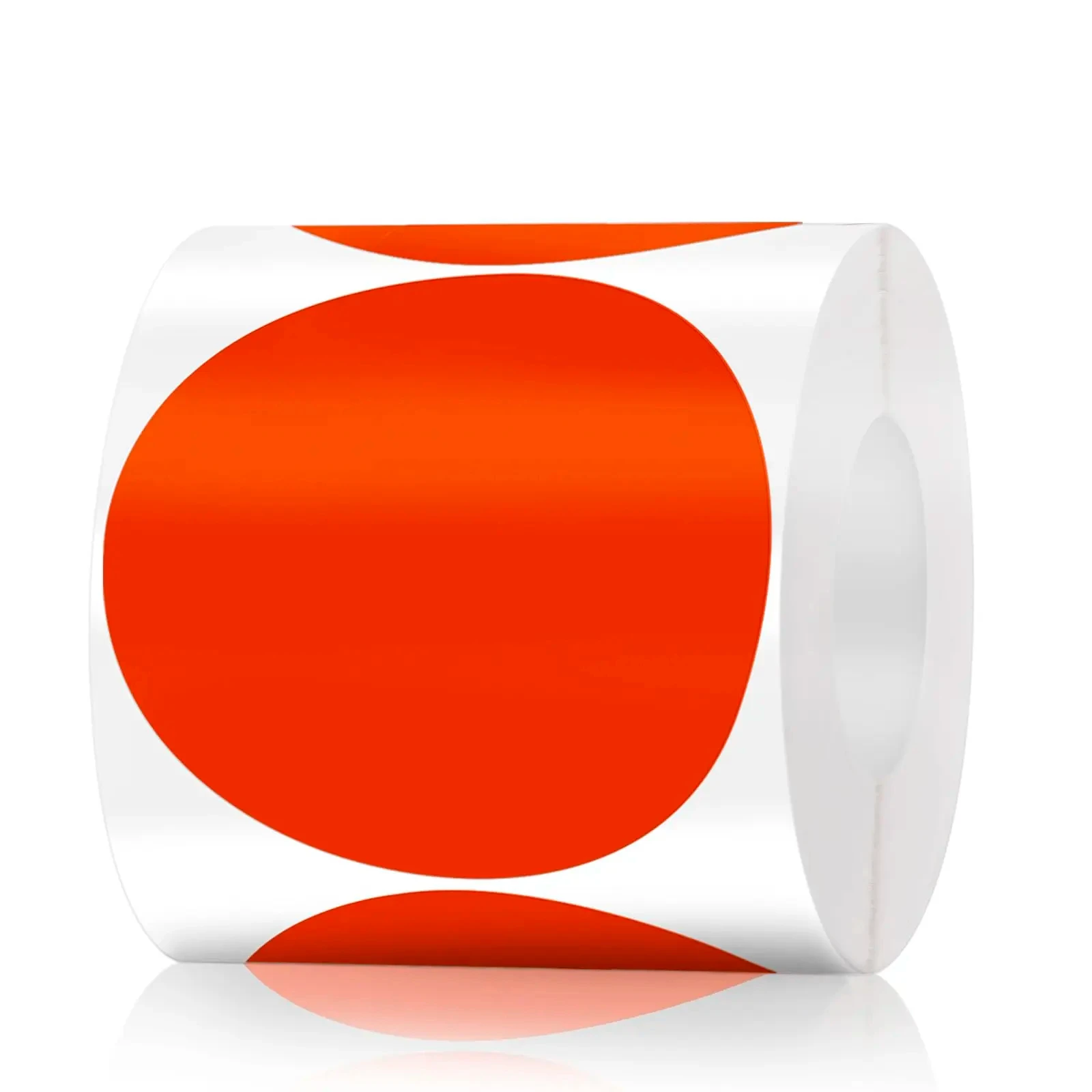 Thermische Stickers-600 Labels/1 Rol 2 Inch Cirkel Thermische Sticker Etiketten Zelfklevend Rond Directe Thermische Multifunctionele Rol: Sky Blue