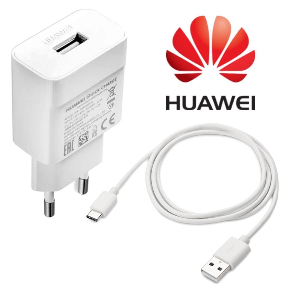 Oryginalna szybka ładowarka Huawei QC2.0 9V 2A ue wtyczka kabel Usb 3.1 typu C szybka ładowarka do P20 lite P9 P10 Nova 3 smartphone