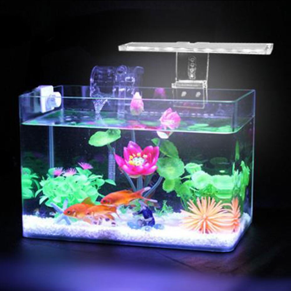 3-8MM Thickness Touch Screen Fish Tank Aquarium Lighting Lamp Clip On Lamp LED Aquarium Bracket Lamp Aquatic Plant Lamp