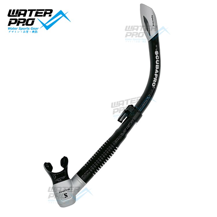 Scubapro SPECTRA SNORKEL - SEMI DRY: Black Silver