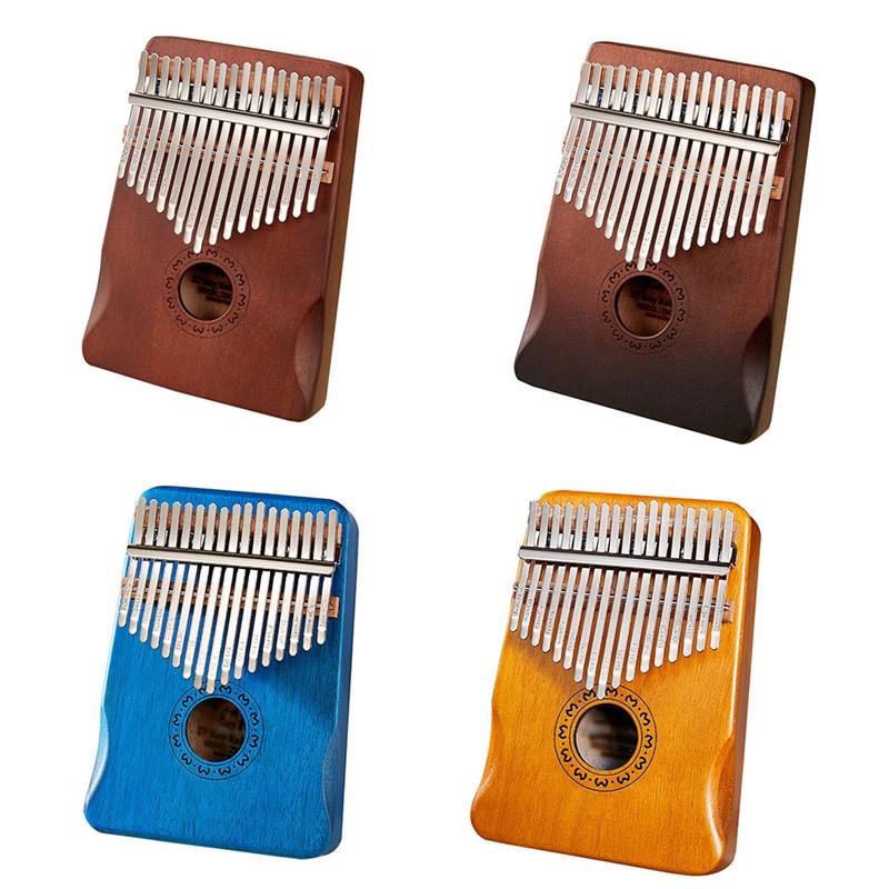 17 Key Mahogany Thumb Piano Mbira Musical Instrument Africa Finger Piano Machine Instrumento Musical Instrument For Kids