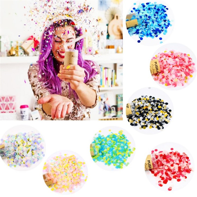 1Pc Blauw/Roze Geslacht Onthullen Party Decoratie Push Pop Confetti Poppers Kanonnen Het Een Jongen Meisje Baby onthullen Feestartikelen