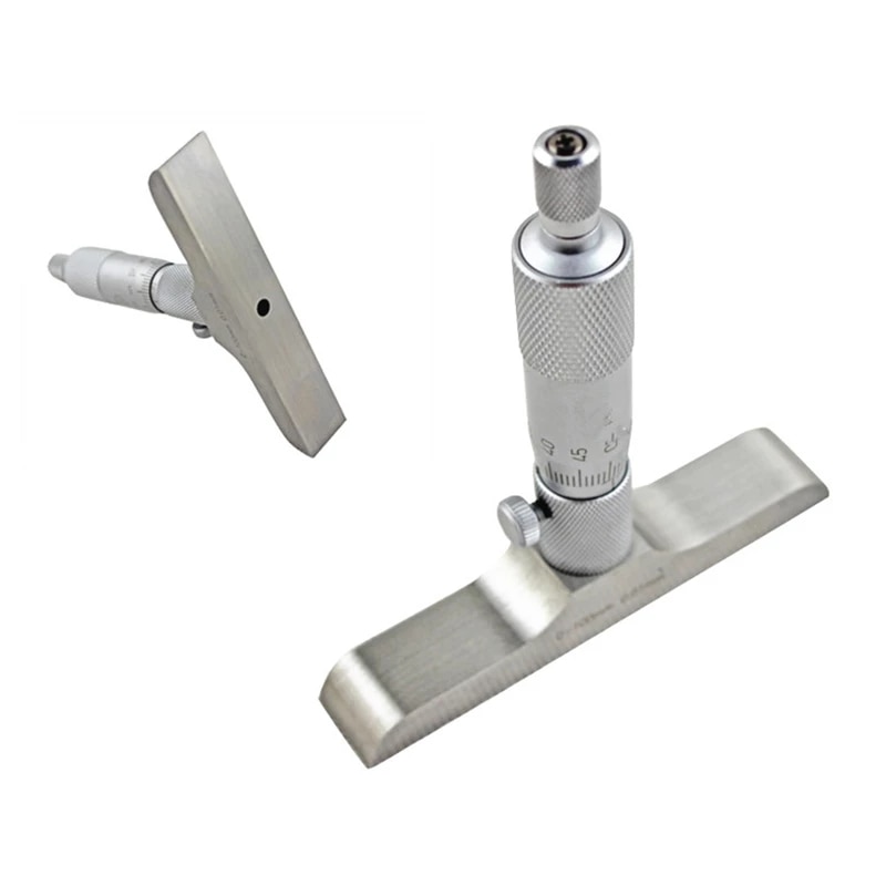 Xibei-micrómetro de profundidad con varillas, 0-25mm, 0-50mm, 0-100mm, 0-150mm, 0,01mm, herramientas de medición