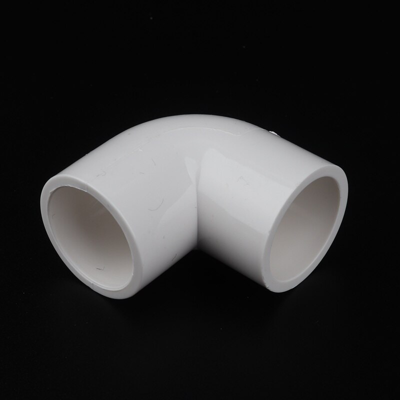 Conector acodado de PVC de 20mm, conector L de 90 grados, conexión de tubería de agua de PVC, juntas de tubería de riego de jardín, accesorios para acuario, 2 uds.