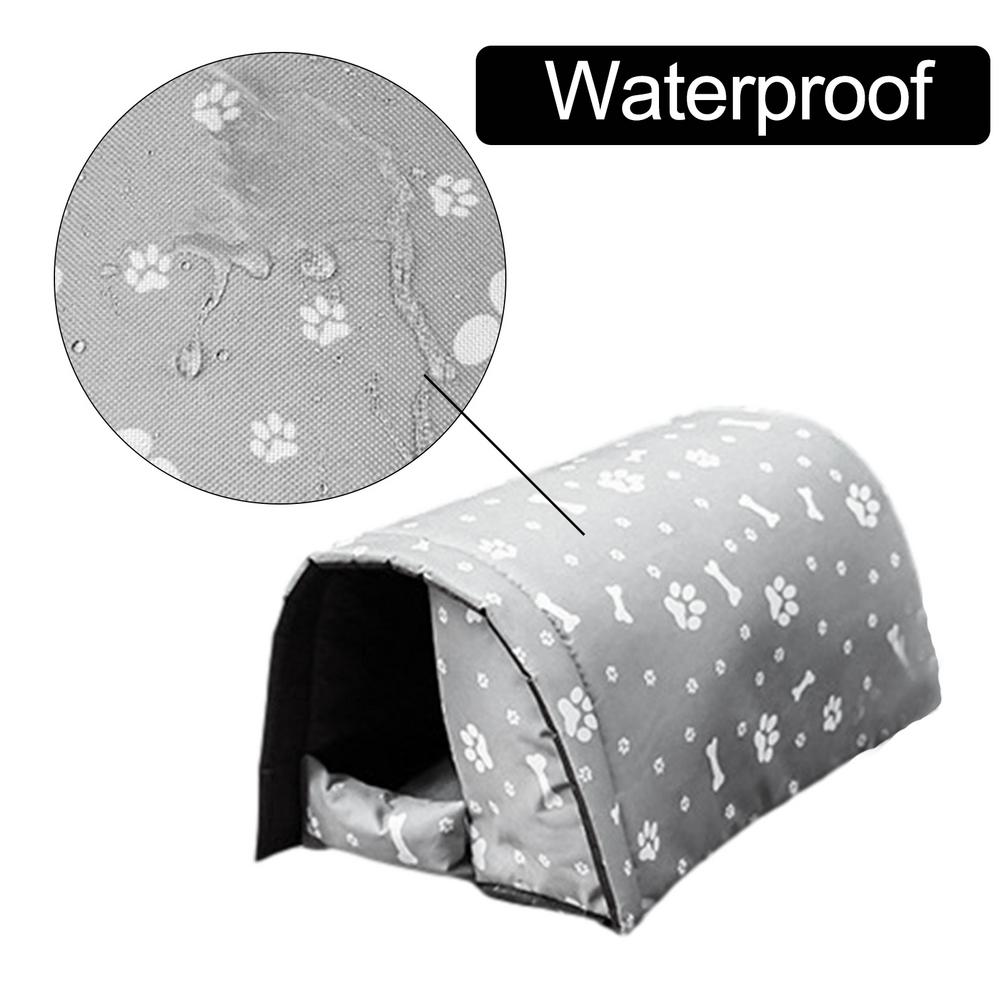 Pet House Products Waterproof Cat & Dog Bed For Dogs Cats Winter Warm Dogs Nest Cat Cave Sleeping Plush Mats For Outdoor Indoor