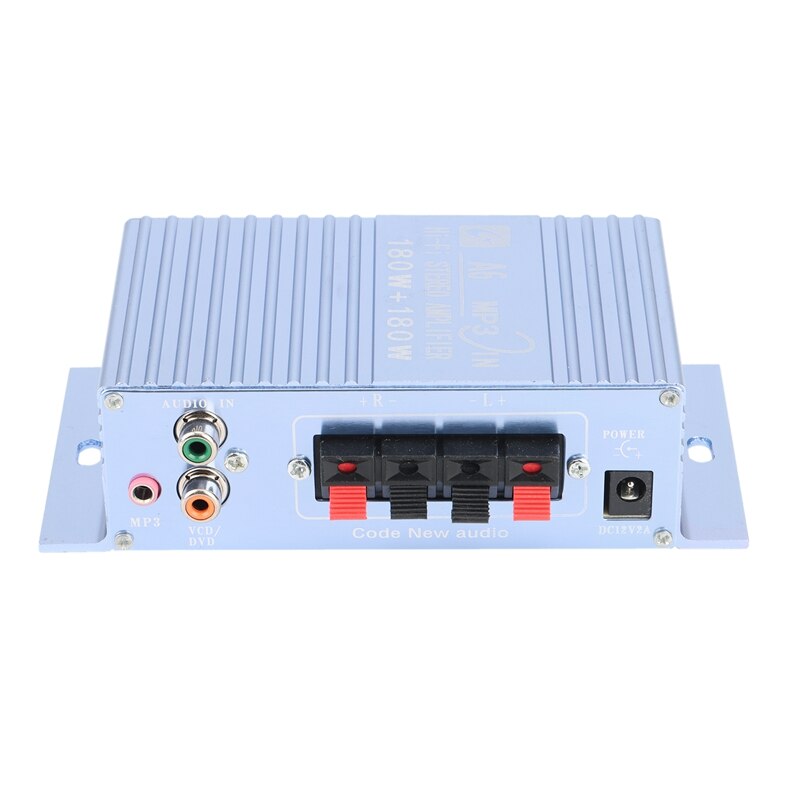 FULL-A6 HiFi Stereo Audio Amplifier DC12V 2.0 Channel Car Computer Speaker DIY Finished Power Amplifier
