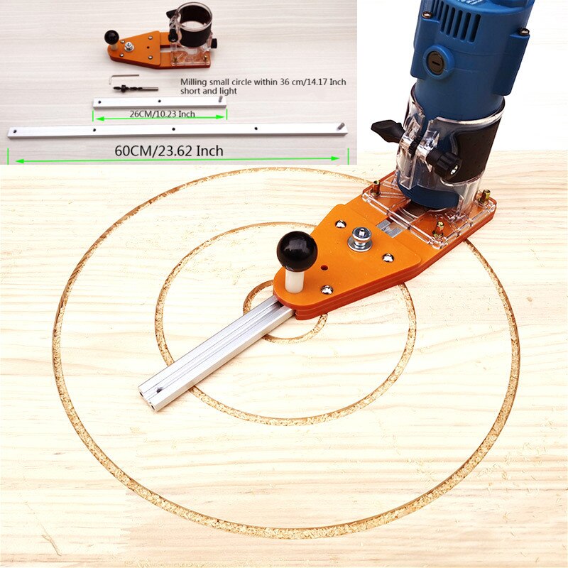 Circle Cutting Jig For Makita Electric Hand Trimmer Wood Router Milling Circle Slotting Trimming Machine Woodworking Tools