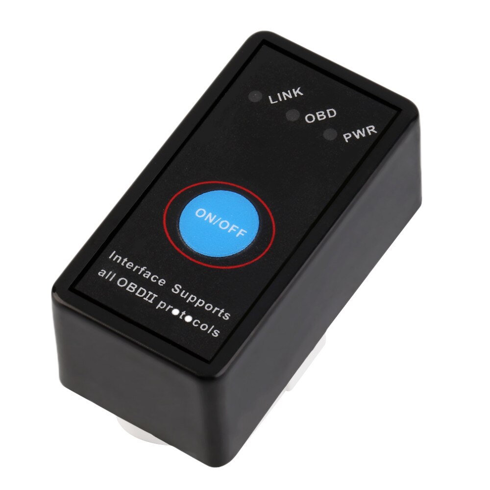 Mini OBD2 Bluetooth voiture Scanner adaptateur voiture Auto Diagnostic Scanner automobile Scaner Elm 327 commutateur Support