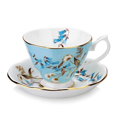 Sæt europæisk bone porcelæn kaffesæt beholder engelsk eftermiddag keramisk te kop sæt mælkekop sæt arrangør køkken tilbehør: 2