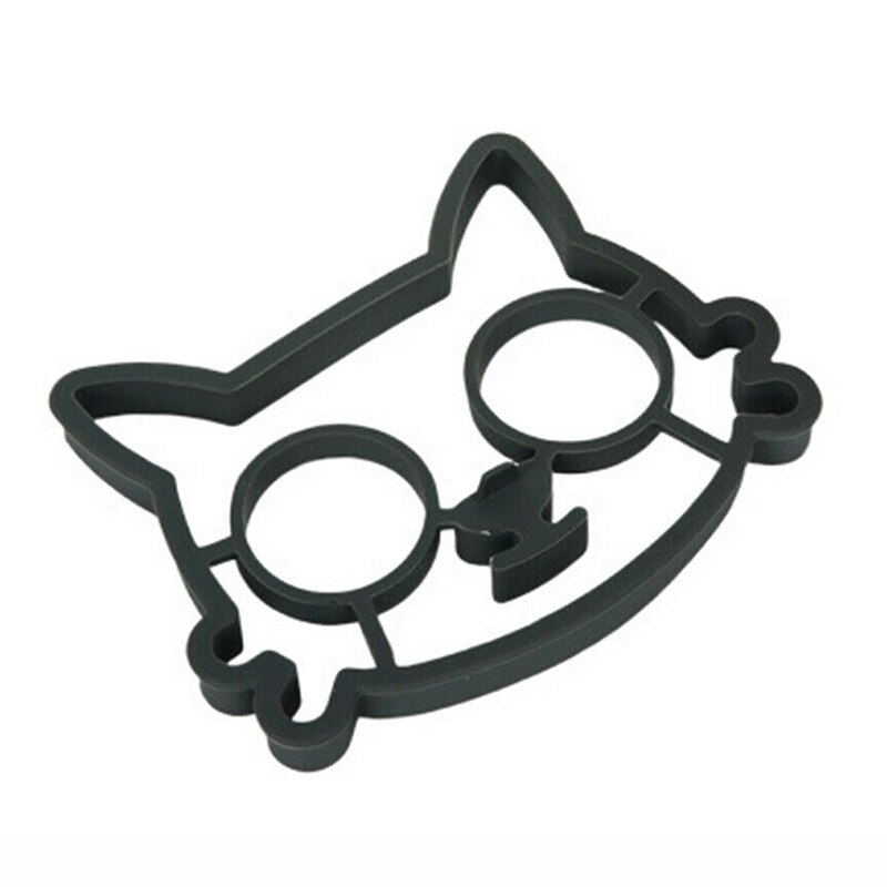 Silicone oeufs frits Gel de silice forme moule chat forme oeuf frit outil de cuisine pour bricolage cuisson cuisine outil de cuisson