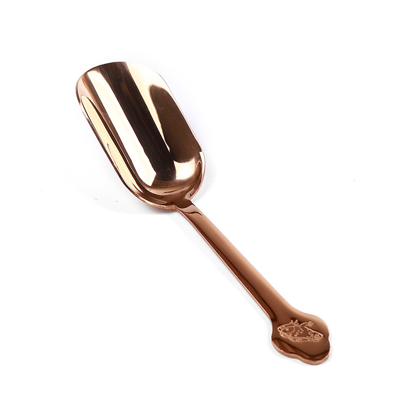Rustfrit stål teske minimalistisk teske te skovl essentiel te teske teske kaffe skeer testel
