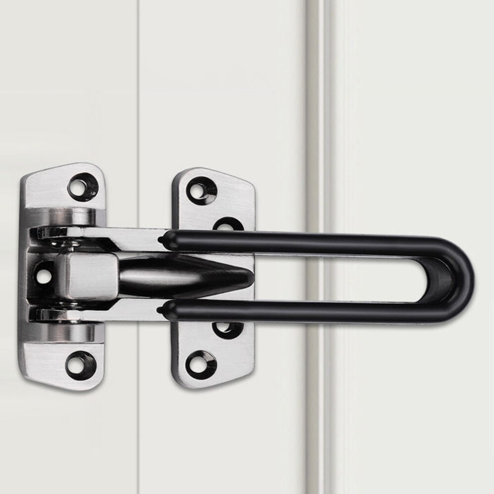 Metal Hasp Latch Door Lock Home Security Front Door Window Anti-Theft Chain Lock Guard Catch Hotel Home Hasp