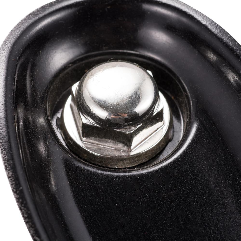 13" inch Car Wheel Trim Hub Caps Cover Set of 4 Black-Silver ABS Plastic