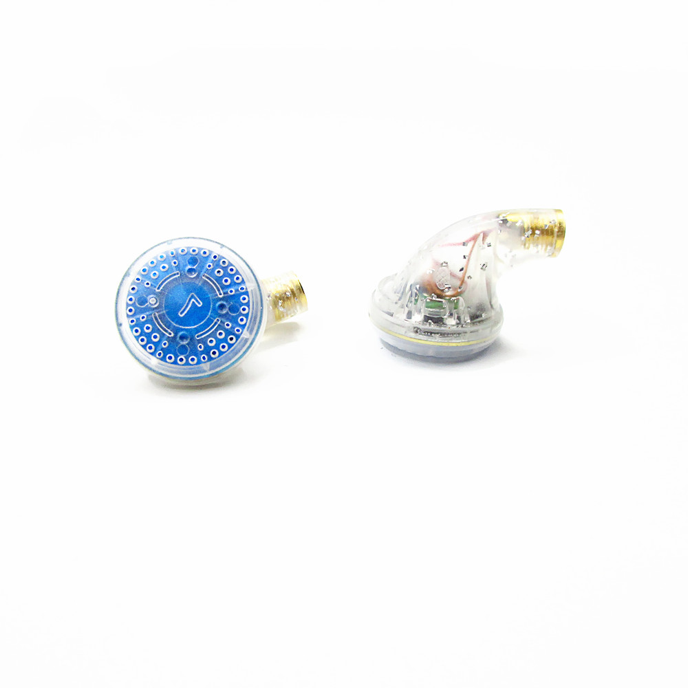 FENGRU JZ32 Diy controlador de película de berilio/controlador LCP/diafragma de diamante azul PET 300ohm auriculares de cabeza plana auriculares internos de graves pesados: Morado