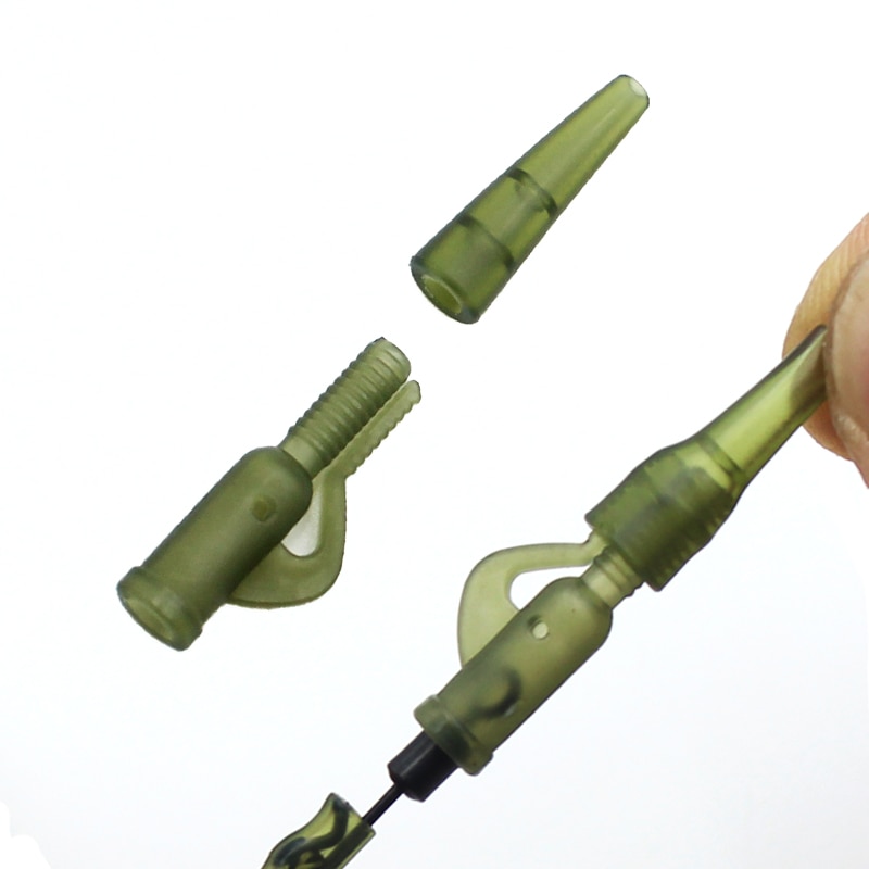 20Set = 40 Stuks Karpervissen Accessoires Tail Rubber Kegels Lood Sinkers Voor Vissen Chod Rig Methode Feeder Helicopter visgerei