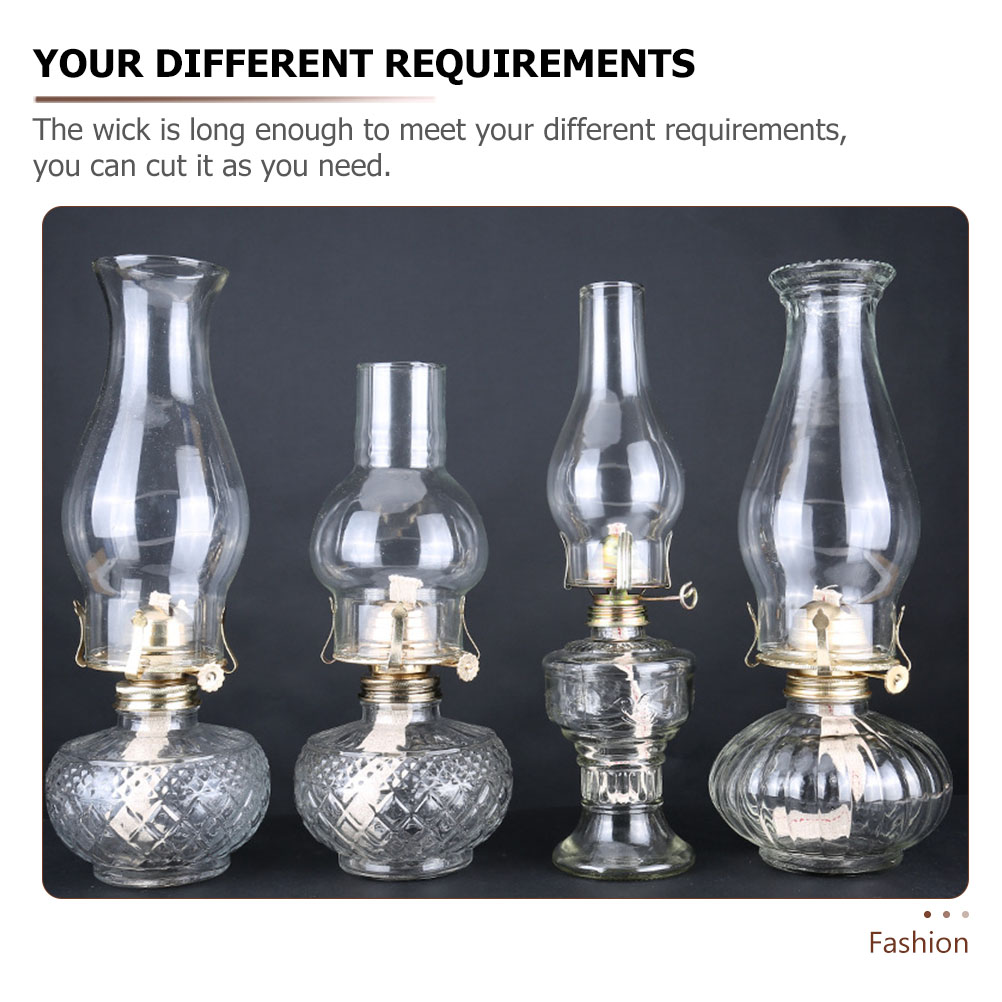 1 Set Oil Lamp Burner And Oil Lamp Wick Kerosene Oil Lamp Wick Accessory