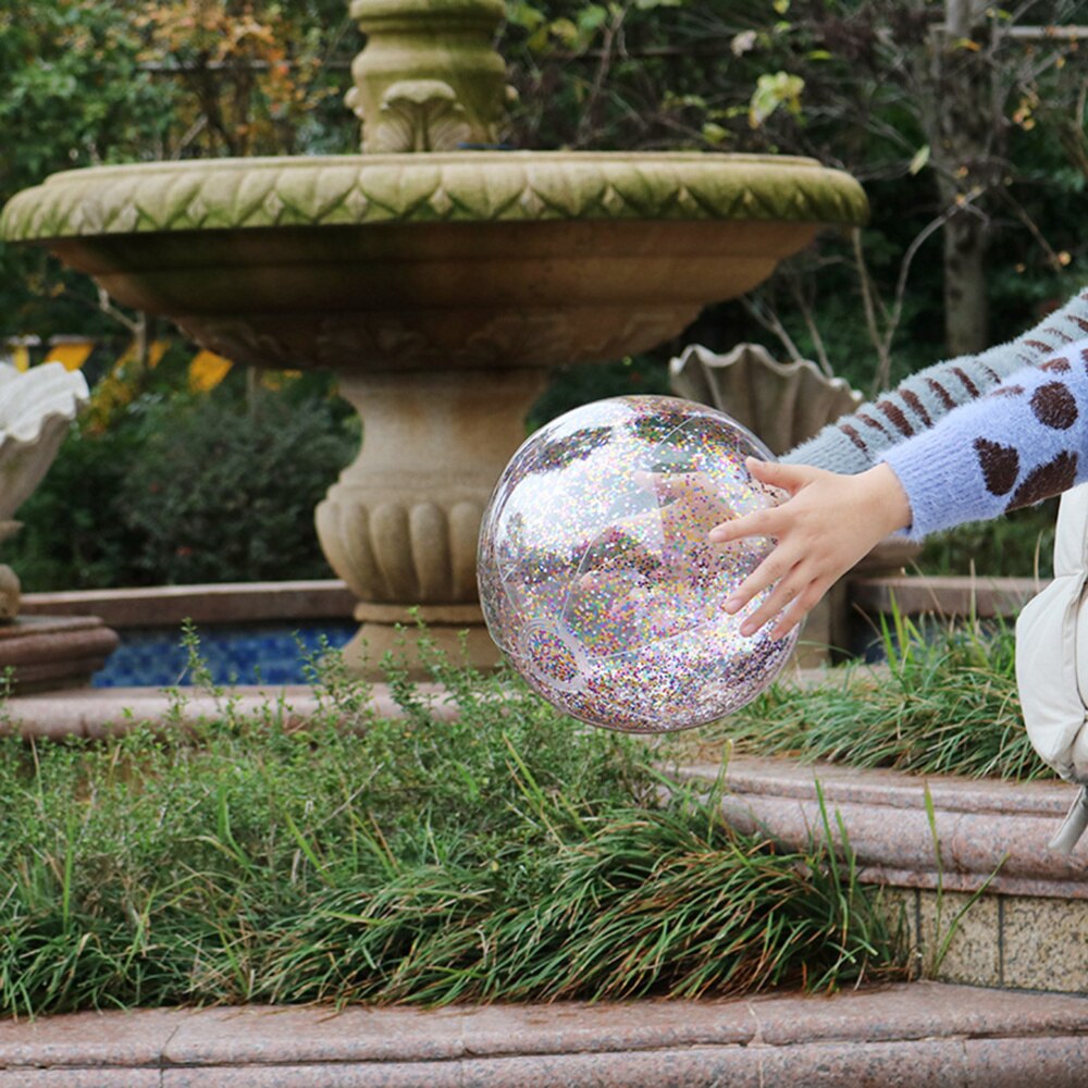 24 cale przezroczyste cekiny nadmuchiwane lato zabawna zabawa z wodą zagraj w plażę impreza przy basenie przysługę dla dzieci dzieci