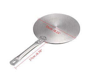 For Magnetic kitchen tool Stainless Steel Induction Cooker Thermal Guide Plate Cooktop heat Converter Disk Cookware S/M/L: M