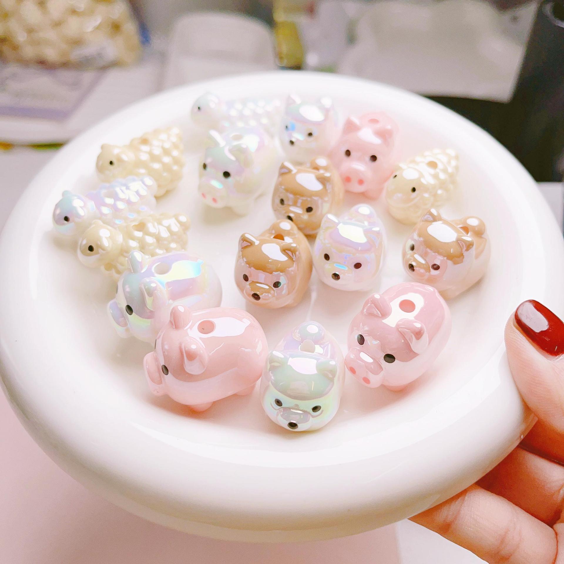 Schapenhond Roze Varken Uv Kleur Plating Driedimen... – Grandado, image size:1920x1920