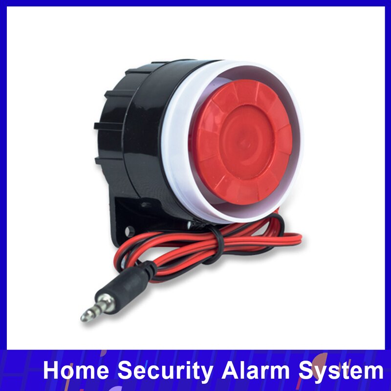 External Mini Wired Siren 110 dB Prompt Alert Alarm for Home Security System