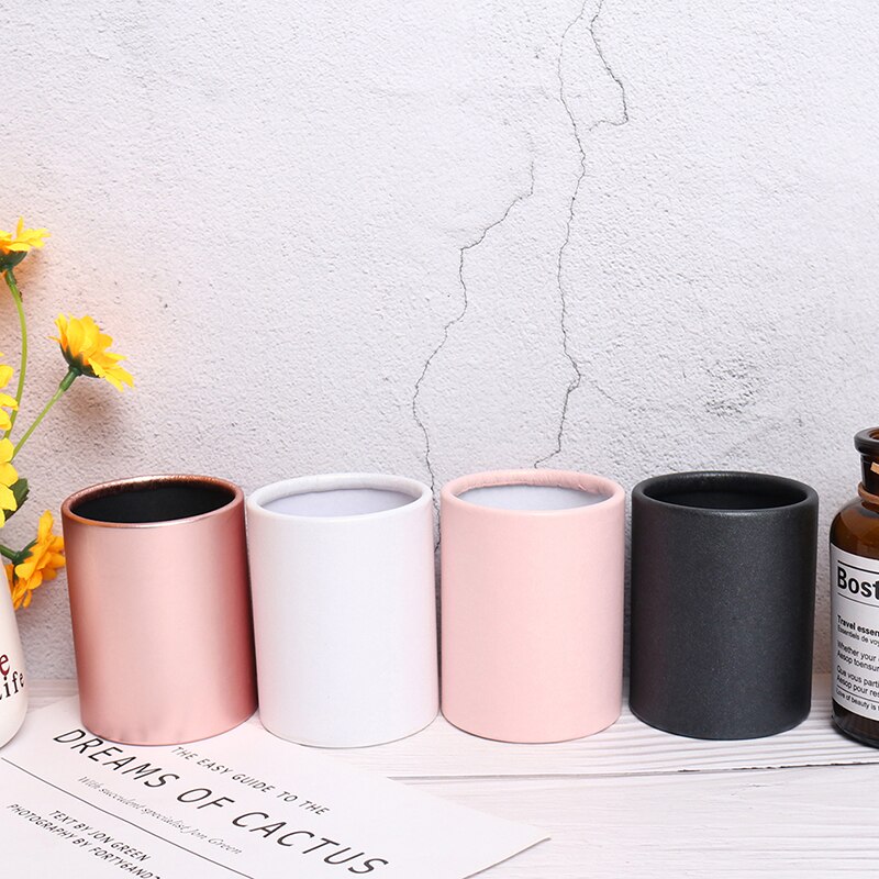 Mini caja redonda para flores, caja de embalaje de papel, tapa, Cubo de abrazo, florero de repuesto, caja de almacenamiento de , embalaje de flores, caja de , 1 Uds.
