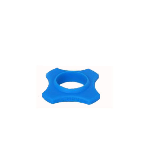 Kabelgebundenes/kabelloses Mikrofon, weicher Silikonständer, rutschfestes Kreismikrofon, rutschfester, rutschfester Ring, KTV-Ersatz-Fallschutzhülle: Blau