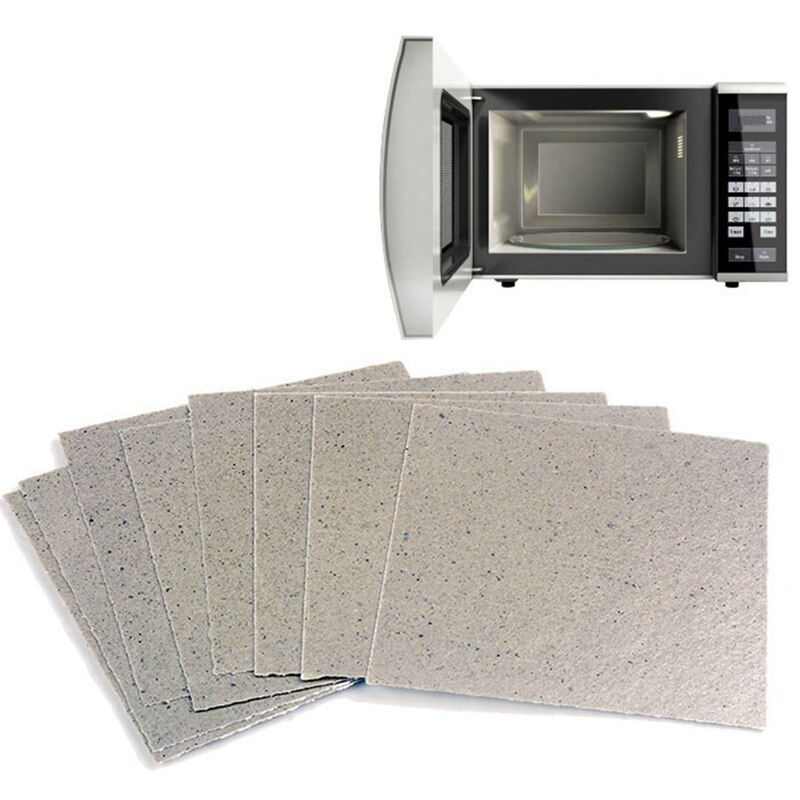 50Pcs Waveguide Cover Mica Plates Sheets Microwave Oven Repairing Part 13 x 13 cm for Use Universal Microwave Oven