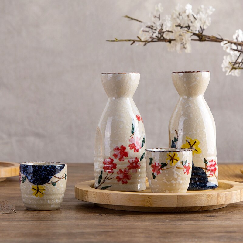 Maison japonaise en céramique blanc verre à vin blanc verre clair maison rétro petite tasse sans main pot blanc clair pot à vin