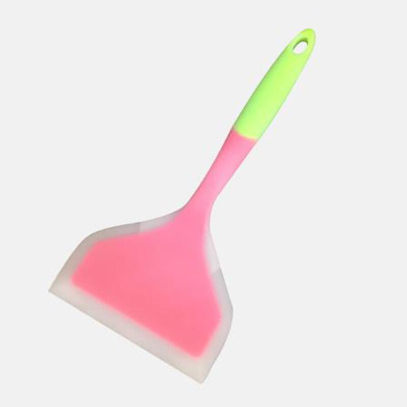 Pro silikon spatel nötkött ägg köksskrapa bred pizza spade non-stick vändare matlyftare hem köksredskap: 3