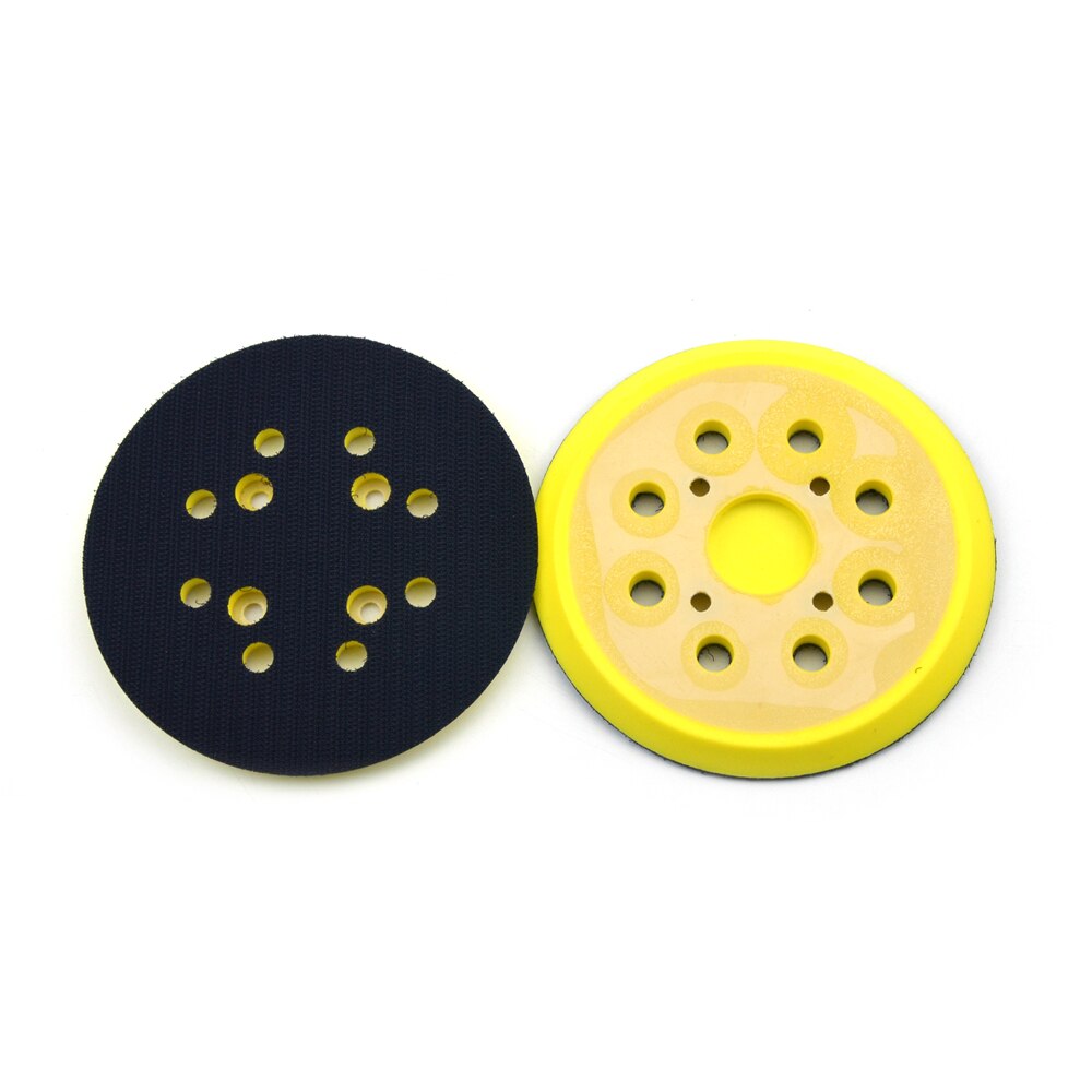 Poliwell 5 tommer 125mm 8 hull 3 4 spiker støtte pad bøyle & amp; løkkeslipeputer for slipeskiveholder kraftsliper polerverktøy