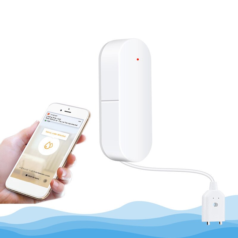 Draadloze Waterlekkage Sensor Water Lekken Intrusion Detection Alert Water Niveau Overloop Alarm Voor Huis Alarm