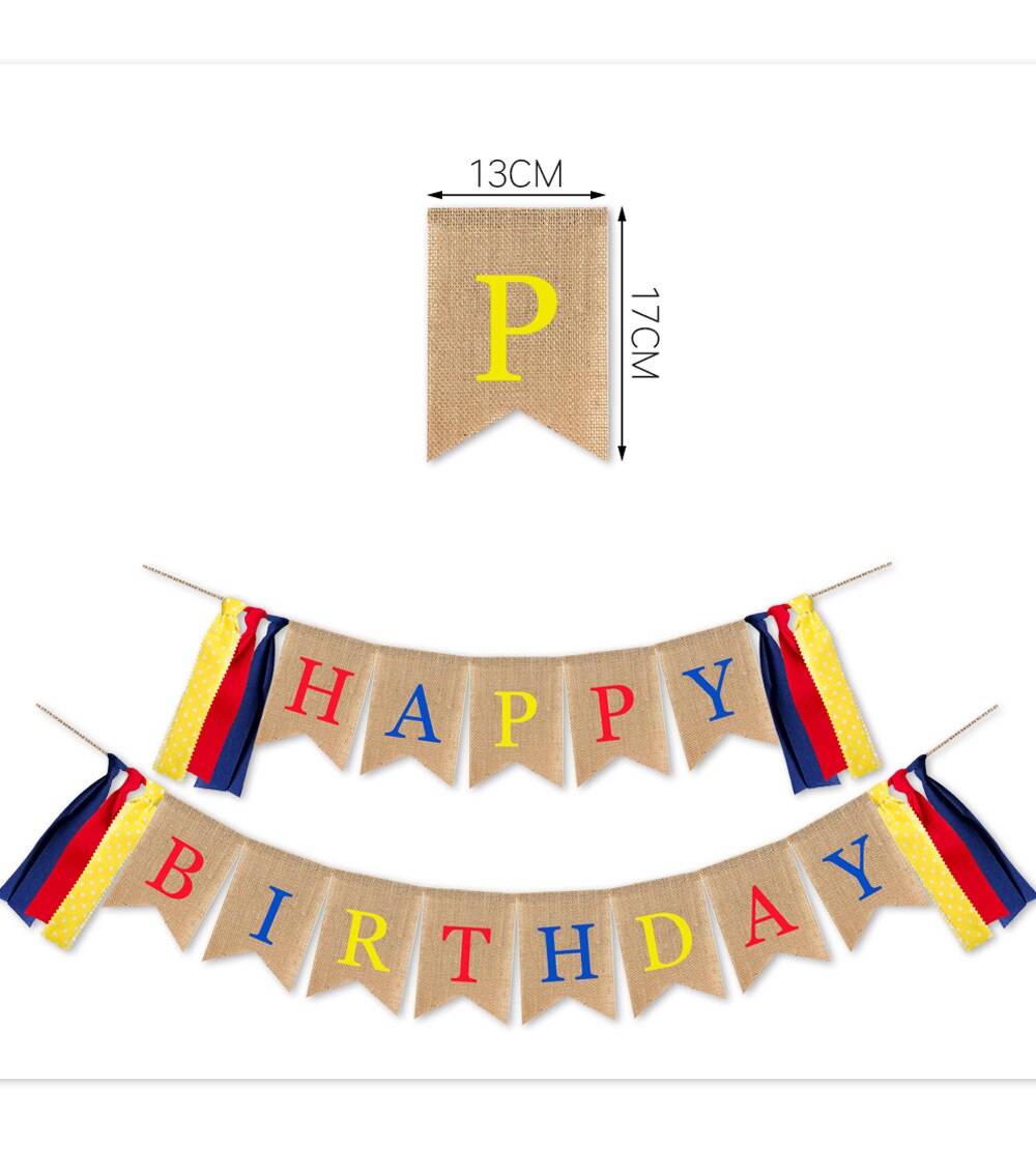 Cirkus tema fødselsdagsfest dekoration sæt fødselsdag hat kage indsats kamura flag baby forsyninger