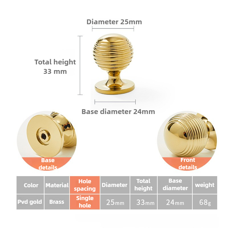 Fransk stil luksuriøse gull kjøkkenskap dørhåndtak solid messing skuffknotter møbelhåndtak maskinvare: Blå