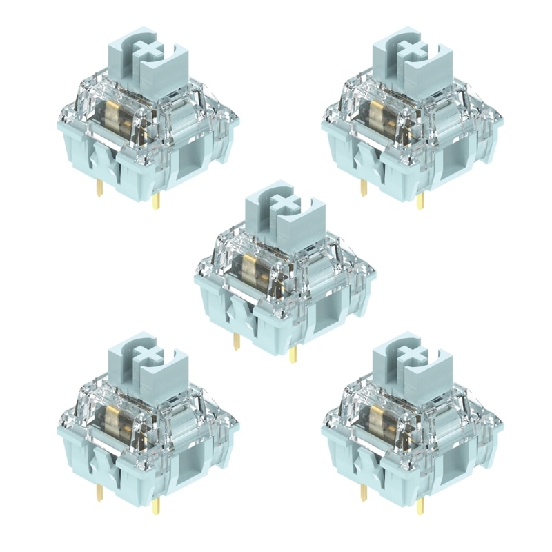 5pcs/pack TTC Bluish White Switch Linear Switches For Mechanical keyboard Switch