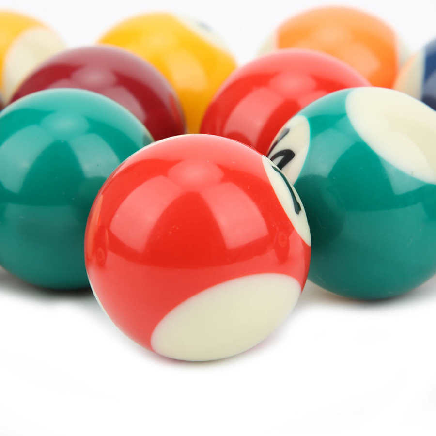 16 stk børne billard bordkugler sæt 38mm harpiks små pool kø bolde komplet sæt legetøj mini pool bord tilbehør