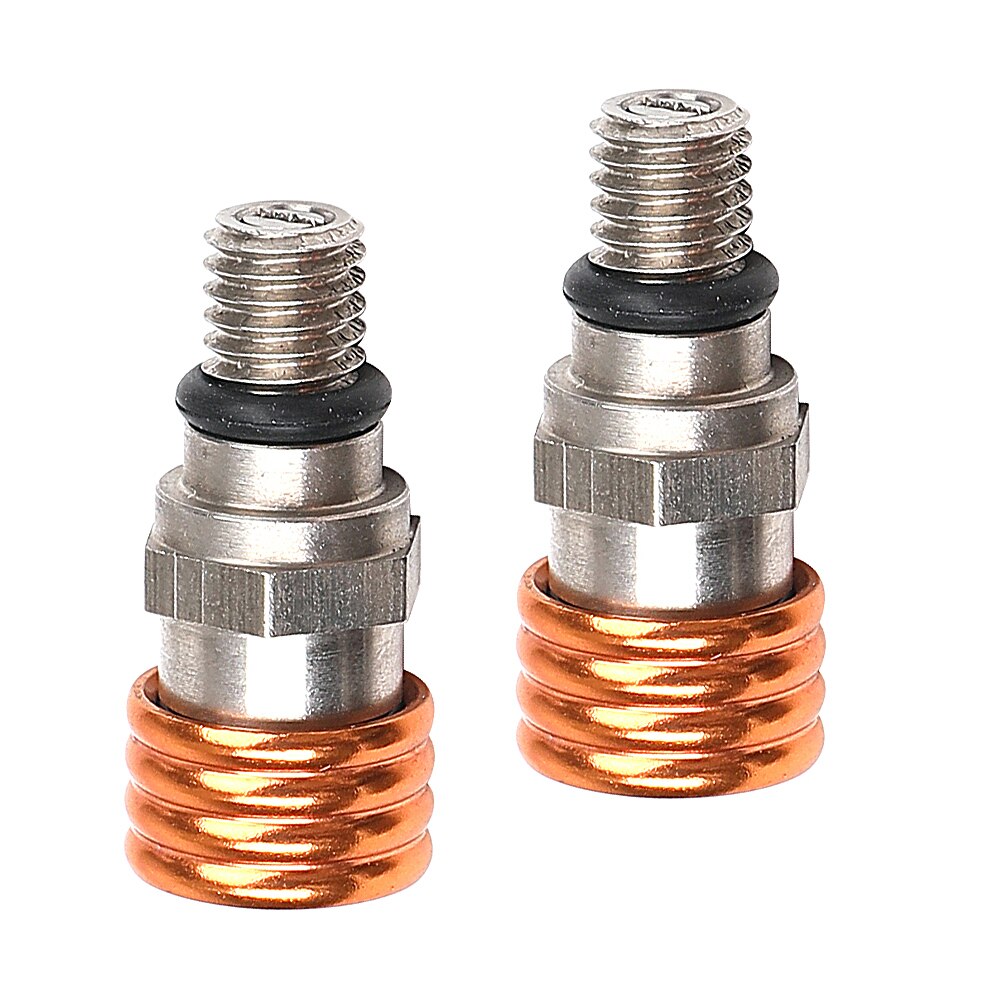 Válvulas de purga de aire de horquilla M4x0.7cm para KTM 640 950 990 Adventure R S 690 Enduro SMC Supermoto 950 Super Enduro BMW SX EXC XC XCW: Naranja