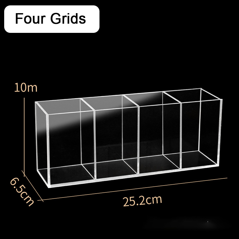 Réservoir de poissons séparé pour petits poissons Betta, Aquarium ouvert en acrylique Transparent pour plantes d&#39;eau, réservoir à tortue: A