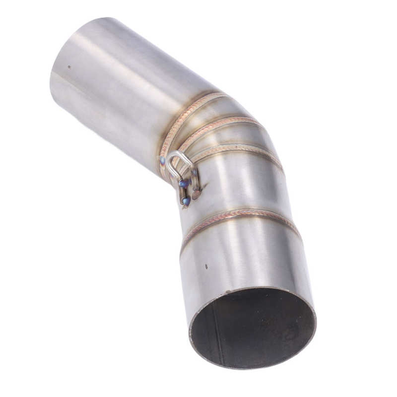 Exhaust Middle Mid Link Pipe, Motorcycle Exhaust Middle Tube Stainless Steel 1mm Thick Replacement For ZX10R 2008‑2021, Pipes - Canada
