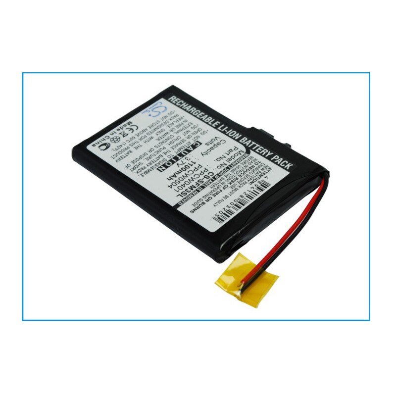 CameronSino para COWON iAUDIO M3 X5 I-AUDIO M5 20GB M5L X5L JNC SSF-M3 20GB PPCW0401 PPCW0504 batería