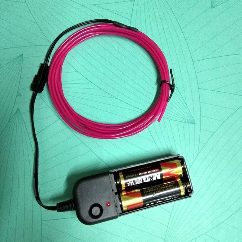 Glow EL Wire Cable LED Neon Christmas Dance Party DIY Costumes Clothing Luminous Car Light Ball Festivial Decoration